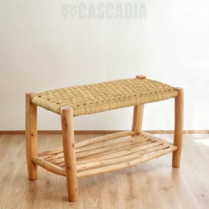 Banc Avec Rangement en Bois