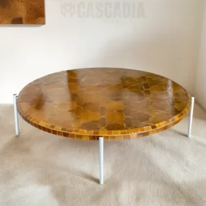 Base de table Kasbah en zellige marocain personnalisable fait main