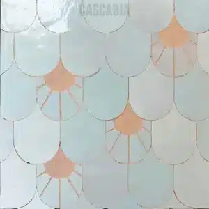 Carreaux de zellige traditionnel marocain Aspera faits main en plusieurs couleurs, prêts à poser