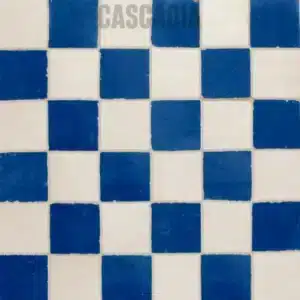 Zellige Chess fait main – Carrelage damier artisanal pour intérieur, extérieur, cuisine, salle de bain ou terrasse